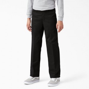 Kids' Dickies Classic Fit Pants Black | 937481TFN