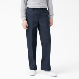 Kids' Dickies Classic Fit Pants Navy | 563941TUY