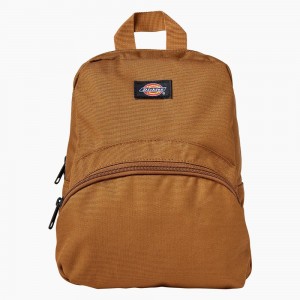 Kids' Dickies Mini Backpack Brown | 208753DAN