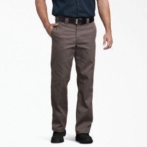 Men's Dickies 874® FLEX Work Pants Brown | 480572KBH