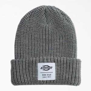 Men's Dickies Cuffed Fisherman Beanie Grey | 671380ICR