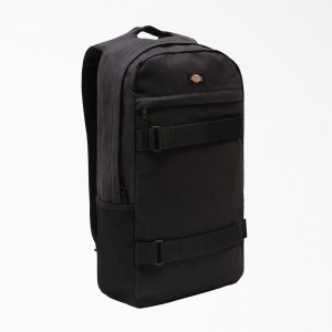 Men's Dickies Duck Canvas Backpack Black | 910647ZGY