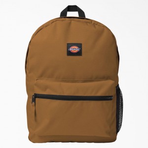 Men's Dickies Essential Backpack Brown | 436520NTJ