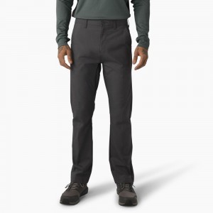 Men's Dickies FLEX Cooling Relaxed Fit Pants Grey | 036492KWP