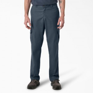 Men's Dickies FLEX Regular Fit Cargo Pants Blue | 401628KLX