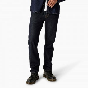 Men's Dickies Houston Relaxed Fit Jeans Blue | 790431RUB