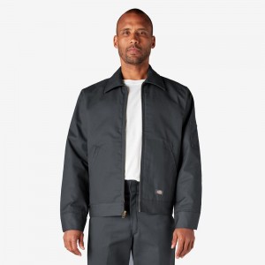 Men's Dickies Insulated Eisenhower Jacket Grey | 837249KUD