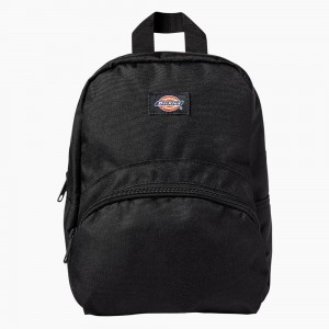 Men's Dickies Mini Backpack Black | 712650TNG