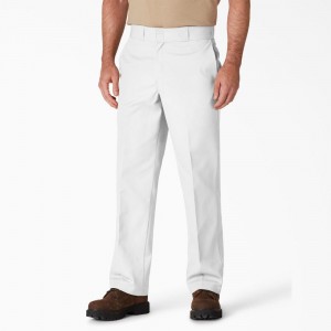 Men's Dickies Original 874® Work Pants White | 509786YIM