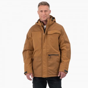 Men's Dickies Performance Workwear Insulated Jacket Brown | 291876JAF