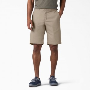 Men's Dickies Relaxed Fit Work Shorts Grey | 970635TBF