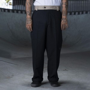 Men's Dickies Ronnie Sandoval Loose Fit Double Knee Pants Black | 930541MPR