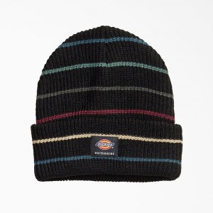 Men's Dickies Skateboarding Cuffed Beanie Black | 369418PUM