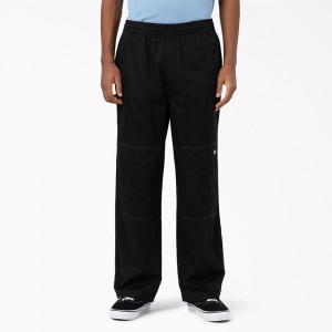 Men's Dickies Skateboarding Summit Relaxed Fit Chef Pants Black | 743621LZY