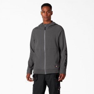 Men's Dickies Ultimate ProTect Zip Hoodie Grey | 847023JPV