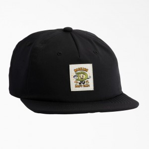 Women's Dickies Athletic Cap Black | 072694RJD