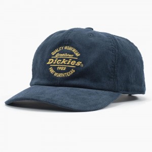 Women's Dickies Corduroy Cap Blue | 726893ZMH