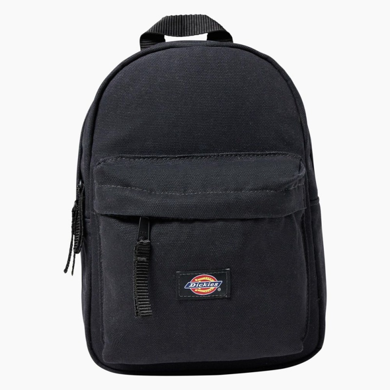 Kids\' Dickies Duck Canvas Mini Backpack Black | 439867ZRA