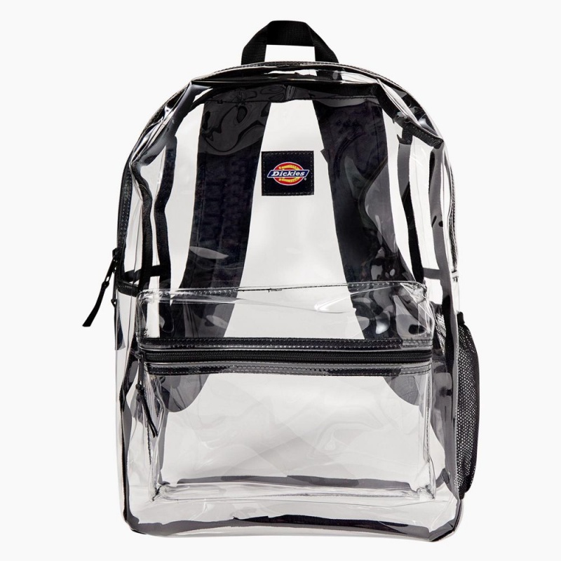 Kids\' Dickies Essential Clear Backpack White | 389027NIG