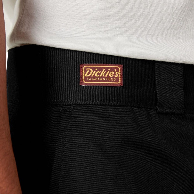 Men's Dickies 1922 Cotton Pants Black | 574823HUC