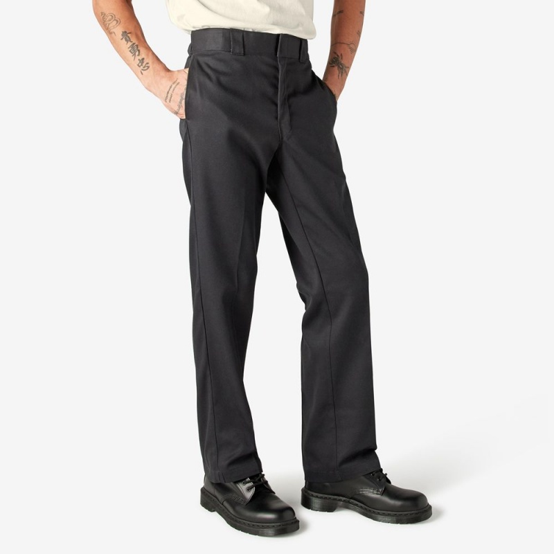 Men's Dickies 874® FLEX Work Pants Black | 145870YJM