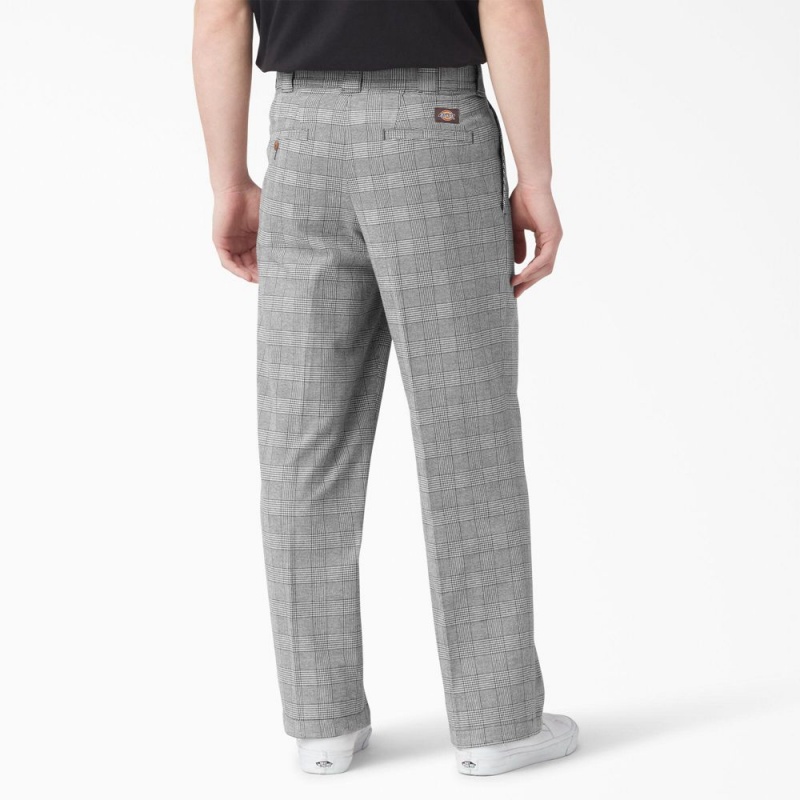 Men's Dickies Bakerhill Relaxed Fit Pants Grey | 057126GYR