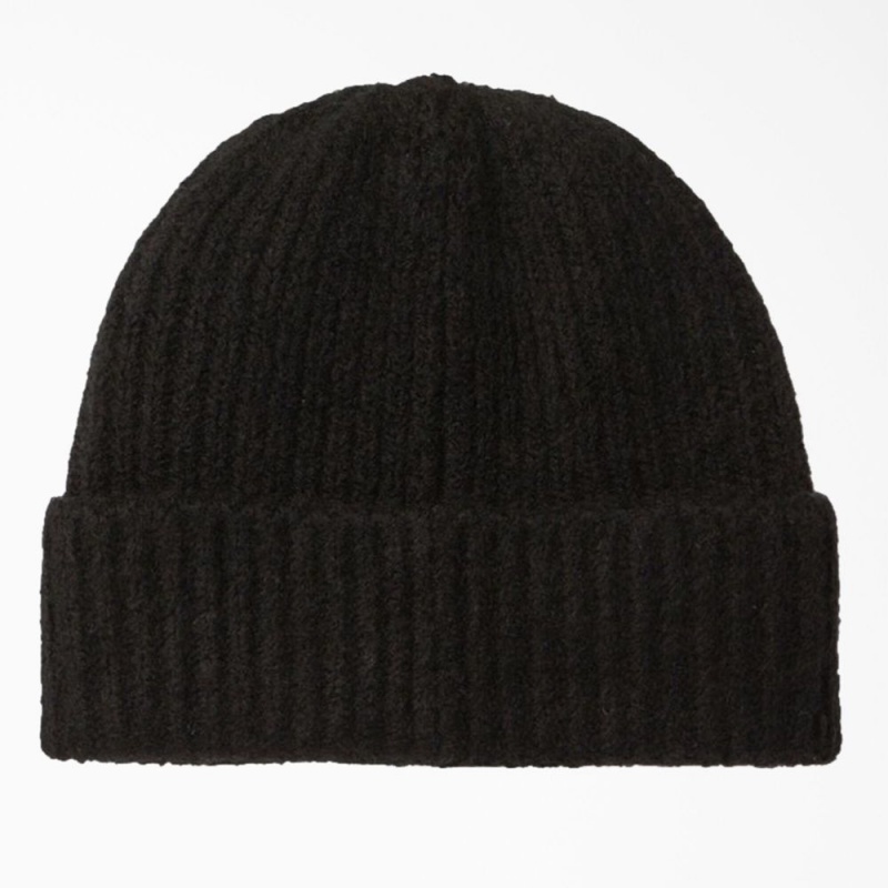 Men's Dickies Brewton Beanie Black | 980374YWR