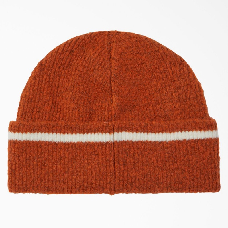 Men's Dickies Chalkville Beanie Orange | 249856JMI