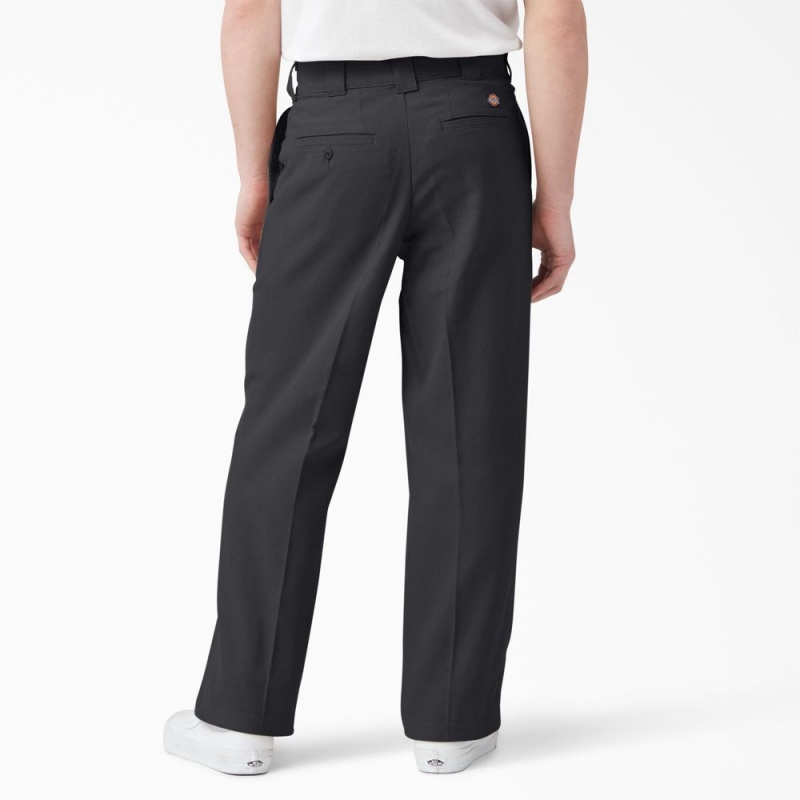 Men's Dickies Chatom Regular Fit Tapered Leg Pants Black | 358047MHI