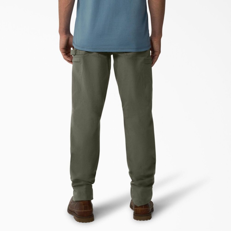 Men's Dickies Cooling Regular Fit Ripstop Cargo Pants Green | 452981OXK