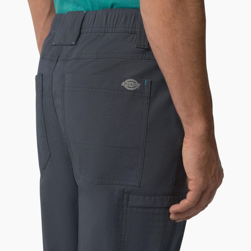 Men's Dickies Cooling Regular Fit Ripstop Cargo Pants Grey | 867415ZPV