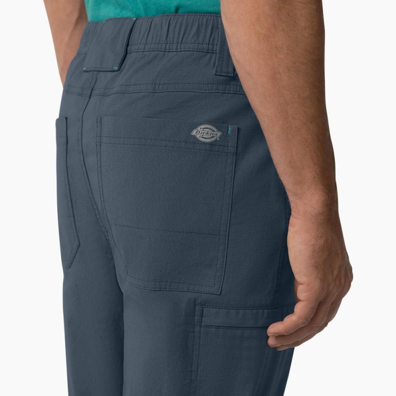 Men's Dickies Cooling Regular Fit Ripstop Cargo Pants Blue | 769420NDW