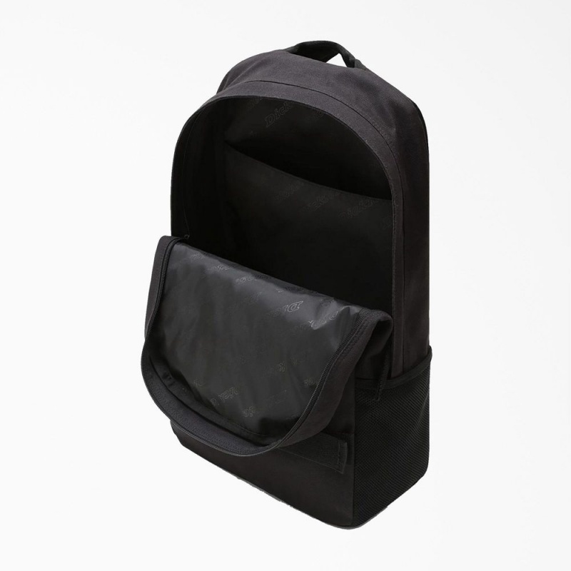 Men's Dickies Duck Canvas Backpack Black | 910647ZGY