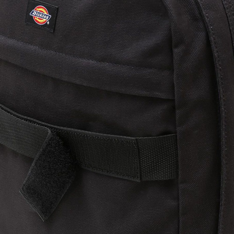 Men's Dickies Duck Canvas Backpack Black | 910647ZGY