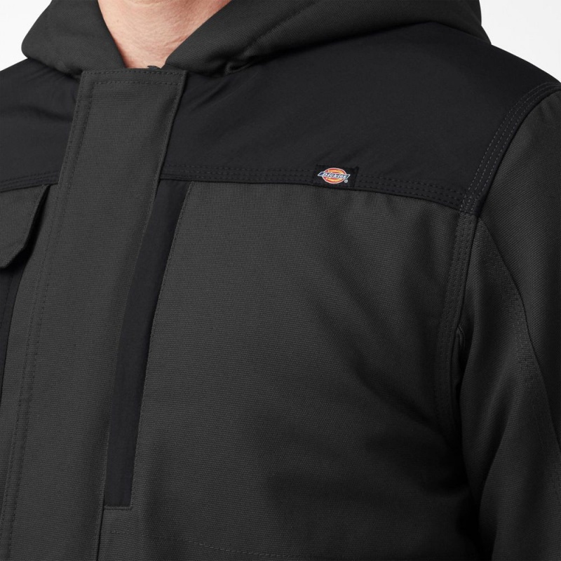 Men's Dickies DuraTech Renegade FLEX Duck Jacket Black | 054139IQB