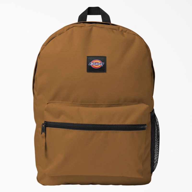 Men\'s Dickies Essential Backpack Brown | 436520NTJ