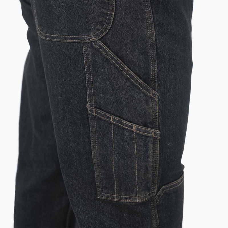 Men's Dickies FLEX DuraTech Relaxed Fit Jeans Blue | 142935LZP