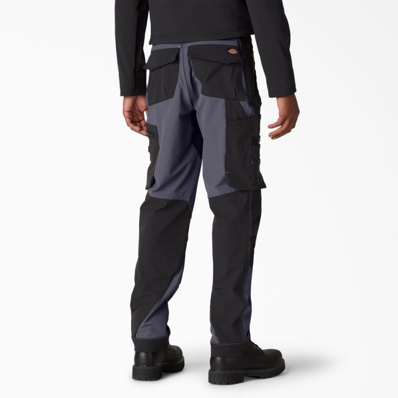 Men's Dickies FLEX Performance Workwear Regular Fit Technical Pants Grey | 904315DJX