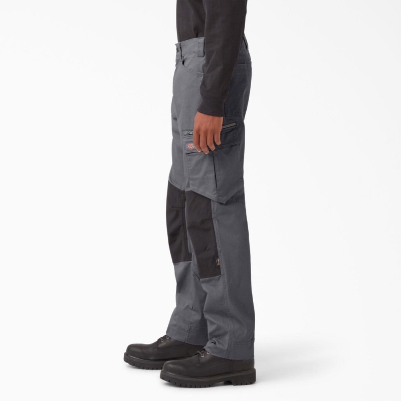 Men's Dickies FLEX Temp-iQ® 365 Regular Fit Pants Grey | 412675BFP