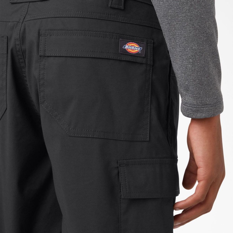 Men's Dickies FLEX Temp-iQ® 365 Regular Fit Shorts Black | 056837OZD