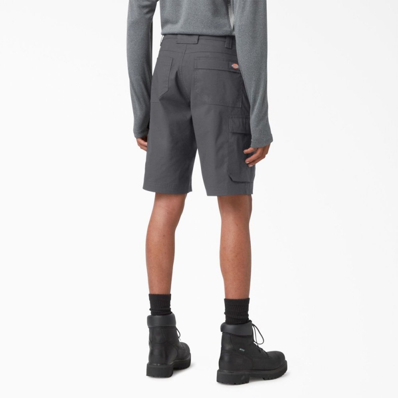 Men's Dickies FLEX Temp-iQ® 365 Regular Fit Shorts Grey | 730862YGN