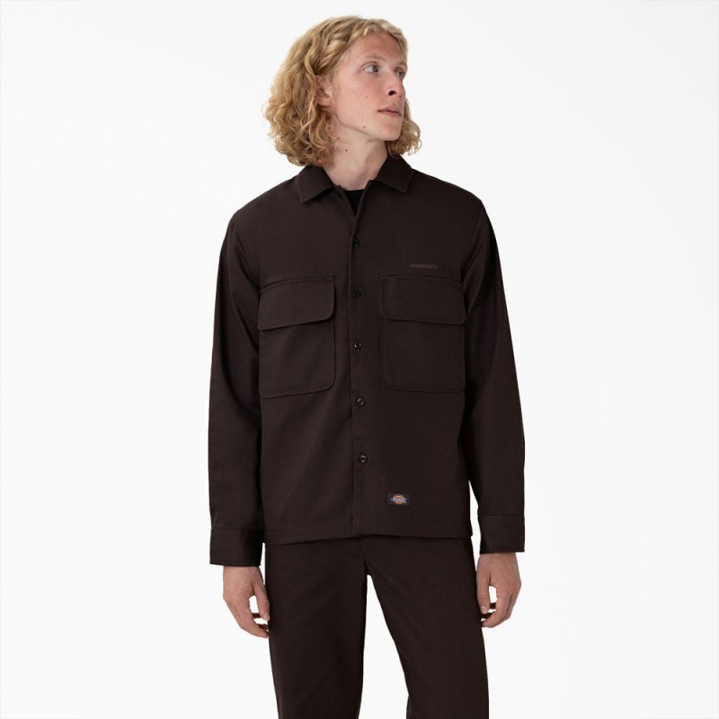 Men\'s Dickies Highsnobiety & Service Shirt Black | 213450UBJ