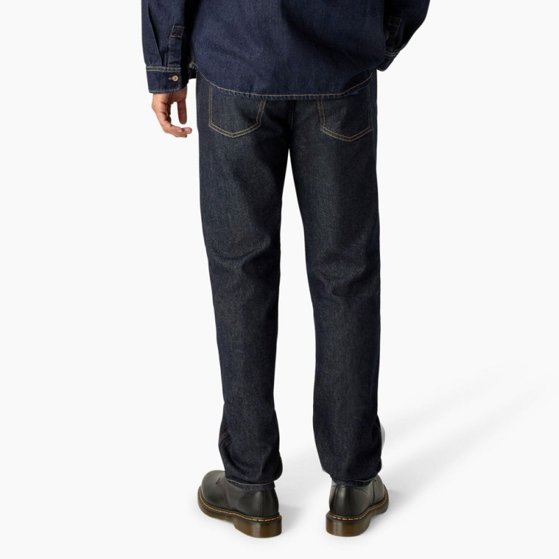 Men's Dickies Houston Relaxed Fit Jeans Blue | 790431RUB