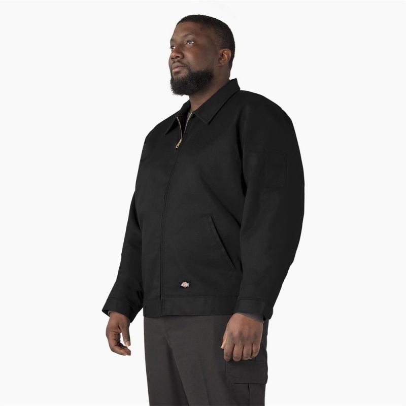 Men's Dickies Insulated Eisenhower Jacket Black | 479025KFU