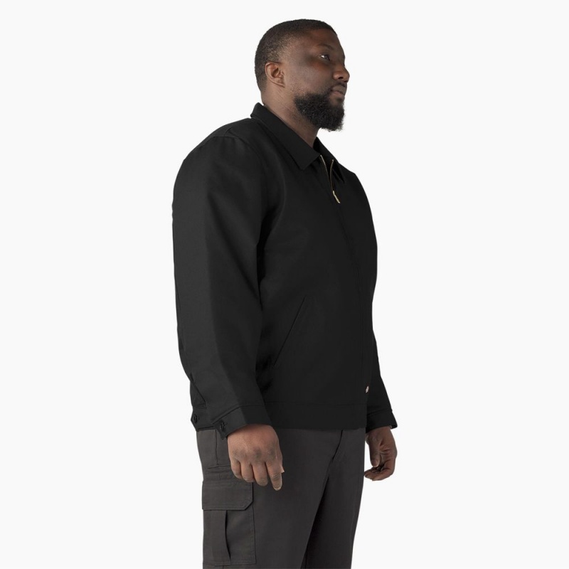 Men's Dickies Insulated Eisenhower Jacket Black | 479025KFU