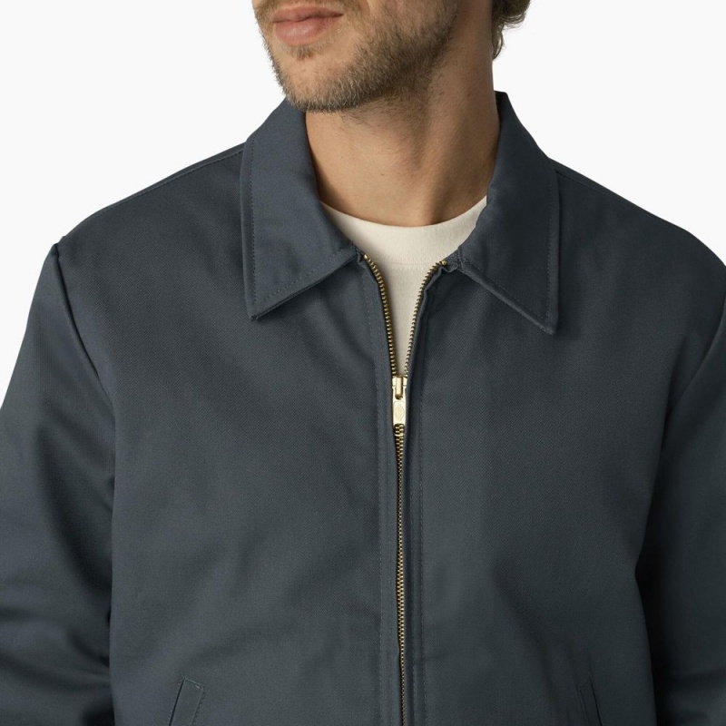 Men's Dickies Insulated Eisenhower Jacket Blue | 831462OQH