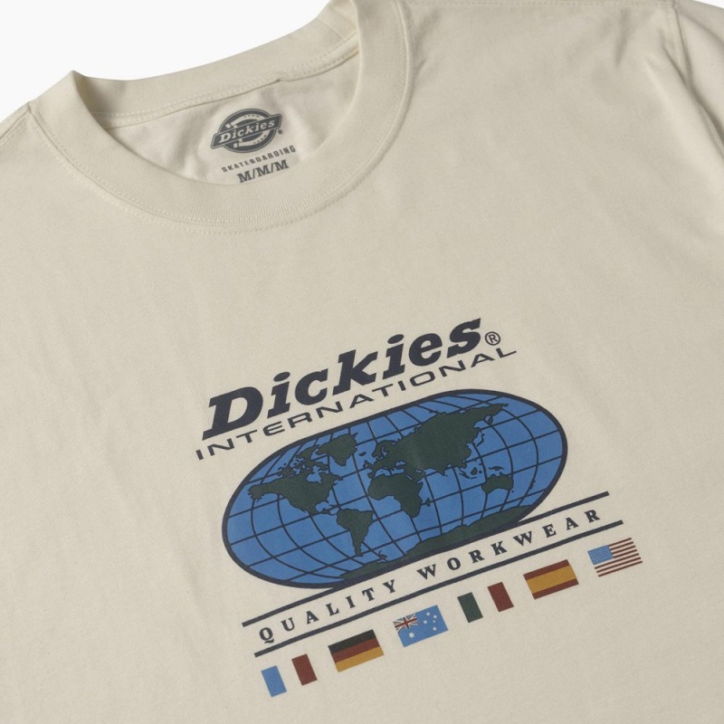 Men's Dickies Jake Hayes Graphic T-Shirt Beige | 598412WTM