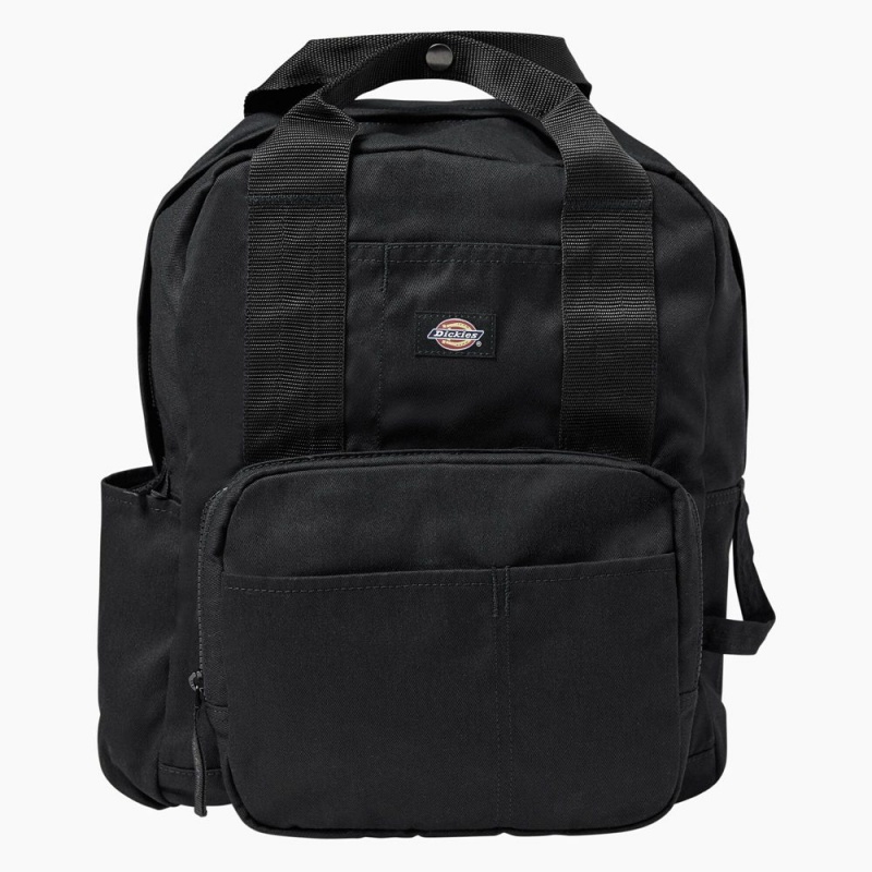 Men\'s Dickies Lisbon Backpack Black | 894627ZTO