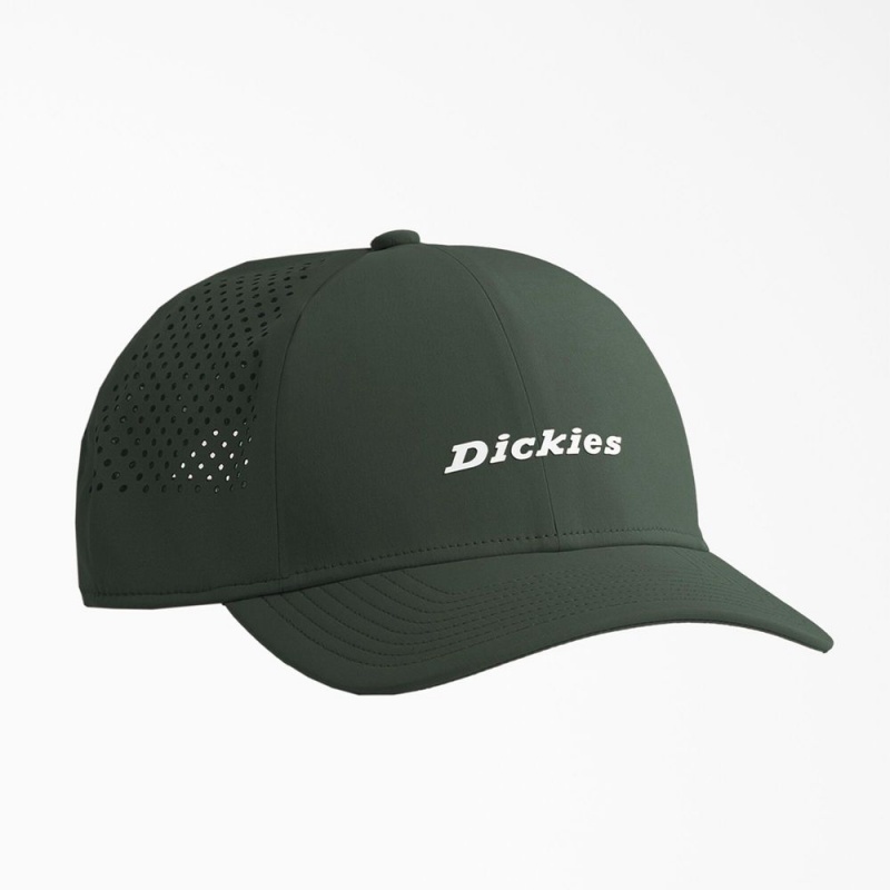 Men\'s Dickies Low Pro Athletic Trucker Hat Green | 827346KBG