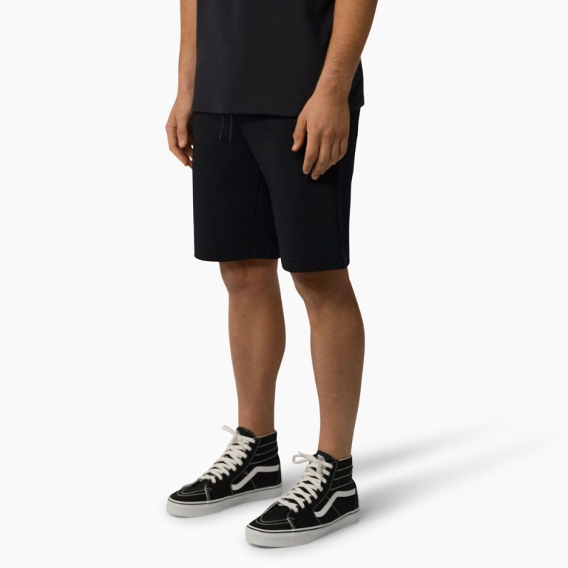 Men's Dickies Mapleton Regular Fit Shorts Black | 413870NJW